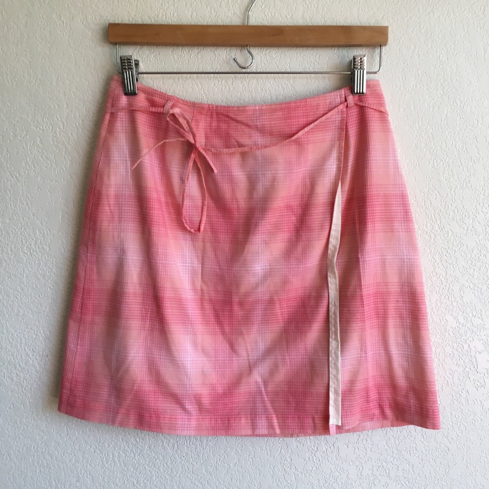 90's Plaid Wrap Skirt 🌷